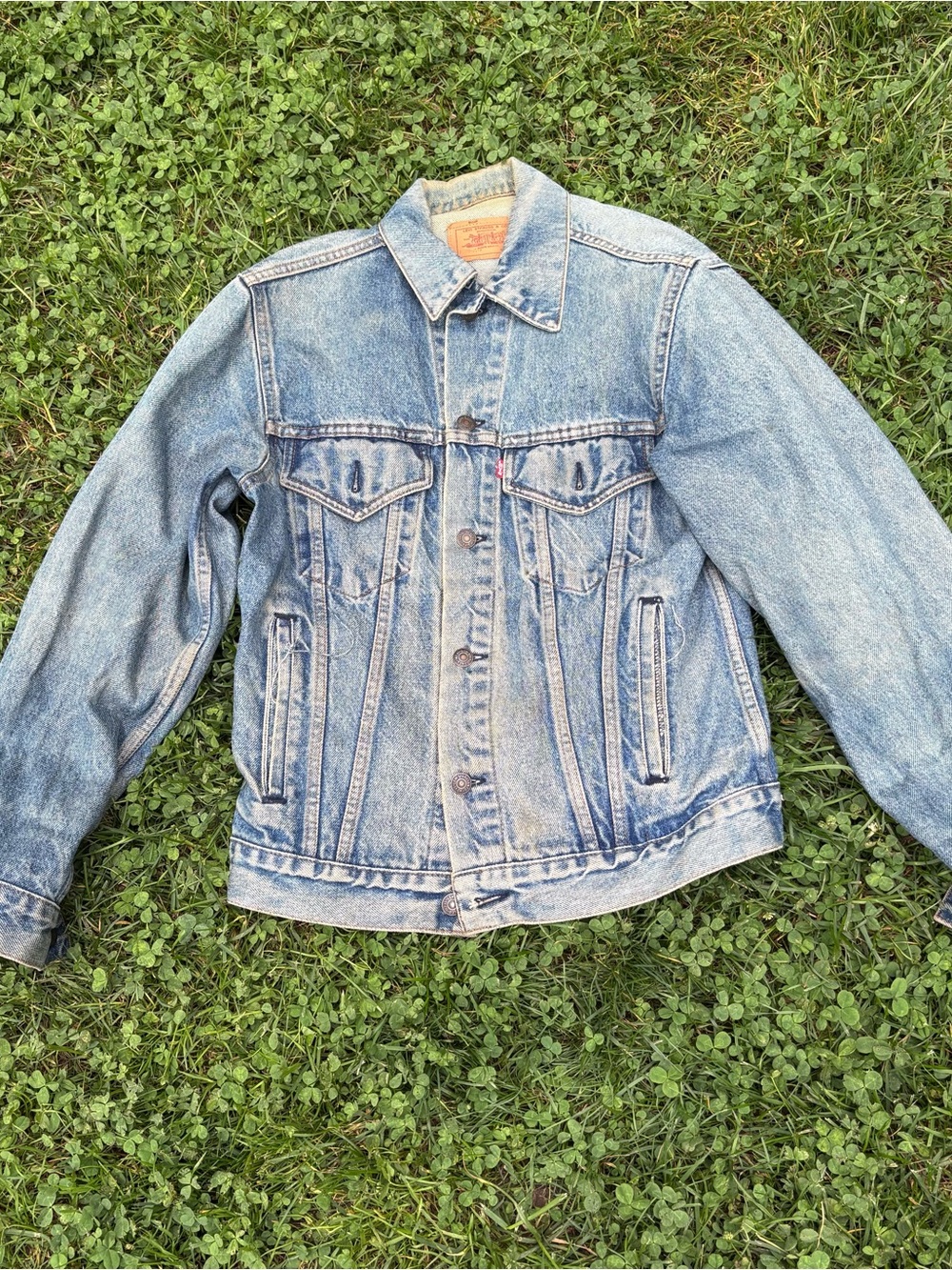 Vintage Levi's 1978 Type 3 Light Blue Denim Jacket - Vintage Trucker Style